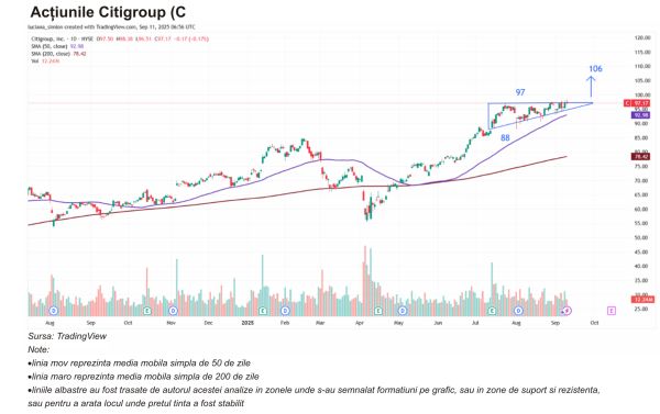 TradeVille: Acţiunile Citibank - randament de 70% pentru investitori